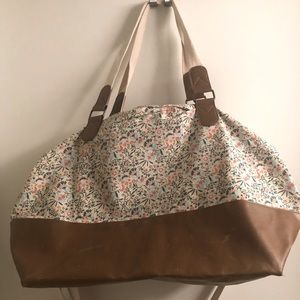 Flora boho weekender bag